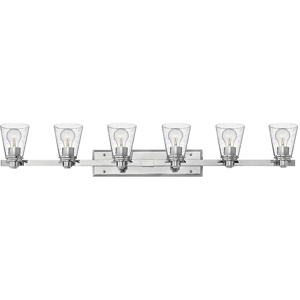 Avon 6 Light 48.00 inch Bathroom Vanity Light