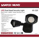 Brentwood LED 4 inch Black Outdoor Security Light