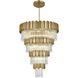 Willow 27 Light 40 inch Satin Gold Chandelier Ceiling Light