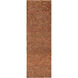 Galloway 96 X 30 inch Rust, Khaki, Dark Brown Rug