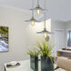 Moree 3 Light 18 inch Satin Nickel Pendant Ceiling Light