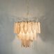 Lotus 4 Light 20 inch Antique Brass Chandelier Ceiling Light