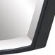 Crest 36 X 25 inch Satin Black Mirror