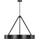 Leonard LED 36 inch Aged Iron Chandelier Ceiling Light