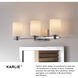 Karlie 1 Light 6 inch Chrome Vanity Light Wall Light