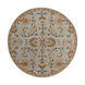 Arlo 72 X 72 inch Medium Gray/Dark Brown/Taupe/Tan/Rust/Khaki/Cream Rugs, Round