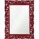 Chateau 42 X 31.5 inch Burgundy Mirror