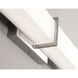 Miller 1 Light 36 inch Satin Nickel Vanity Light Wall Light