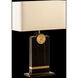 Mariner Luxury 29.92 inch 9 watt Antique Gold Plated Table Lamp Portable Light