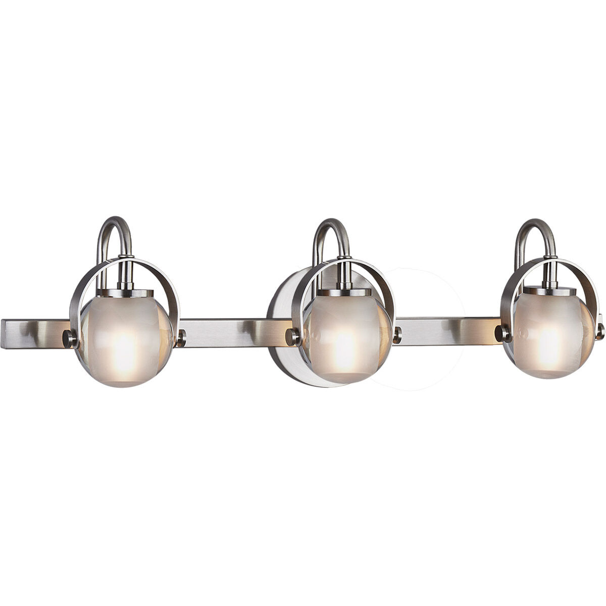Conduit 3 Light 24 inch Brushed Nickel Bath Bar Wall Light