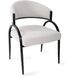 Dewitt Gray and Black Upholstered Side Chair
