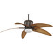 Blades Plastic Dark Natural Accent 26 inch Each Fan Blades