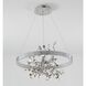 Canada LED 24 inch Chrome Chandelier Ceiling Light in 4000K