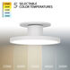 Twist-N-Lite LED 8 inch White Semi-Flush Mount Ceiling Light, WAC Limited