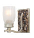 Largo 1 Light 5.5 inch Tarnished Silver Bath Vanity Wall Light