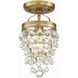 Calypso 1 Light 7.25 inch Semi-Flush Mount