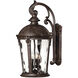 Estate Series Windsor Outdoor Wall Mount Lantern in River Rock, Medium
