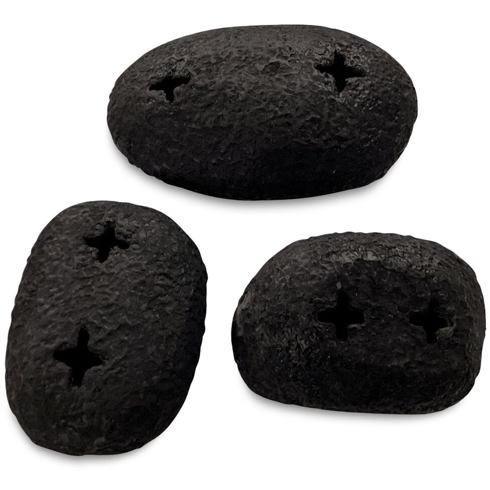 Breton Black Wall Sculpture, Set of 3