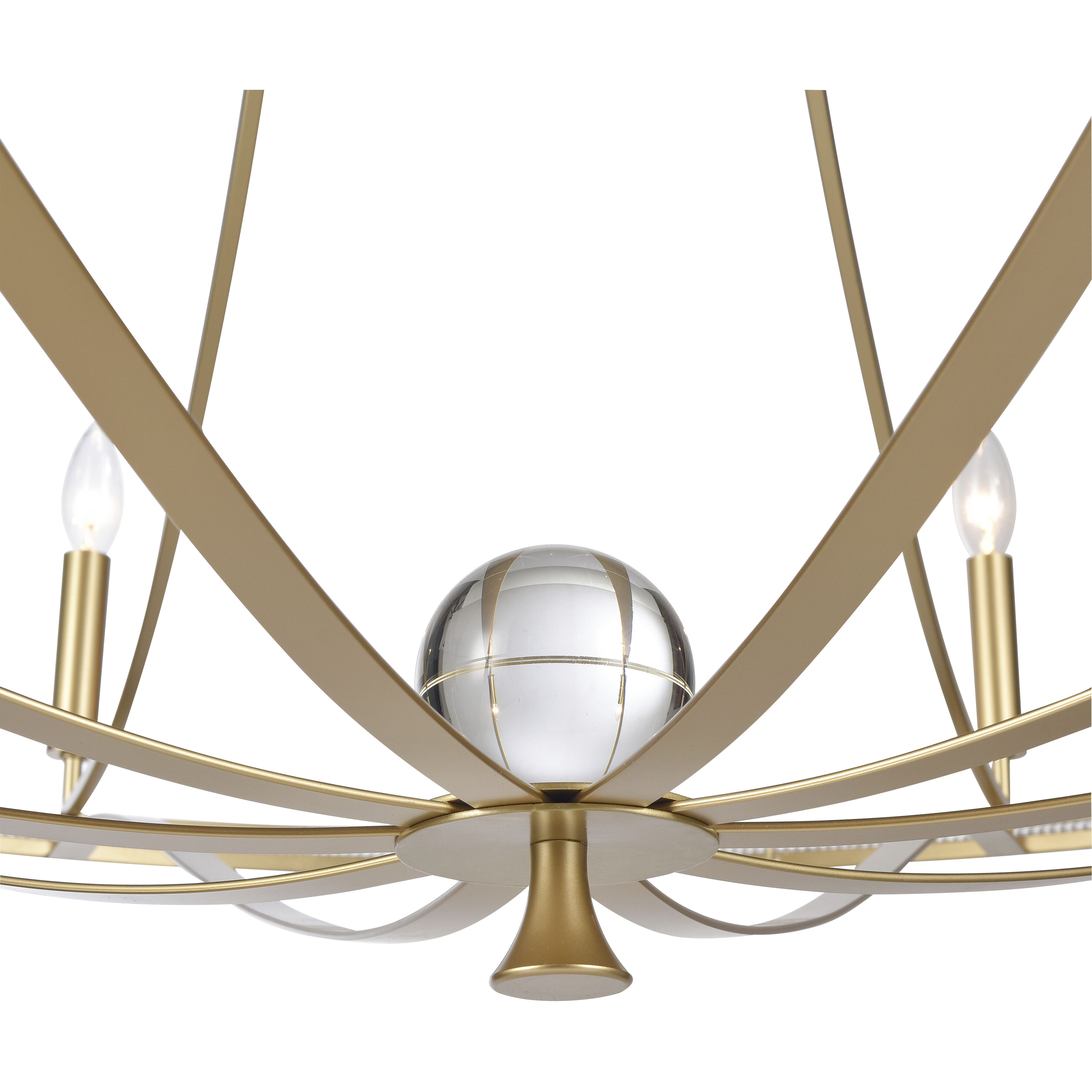 Noura 15 Light 60 inch Champagne Gold Chandelier Ceiling Light