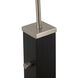 Coronado 84 inch 14.00 watt Matte Black and Satin Nickel Arc Floor Lamp Portable Light