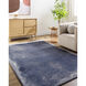 Kavita 180 X 144 inch Grey / Medium Grey / Dark Grey / Steel Grey / Nickel / Slate Blue / Metallic - Silver / Slate Handmade Rug in 12 x 15