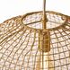 Selene 3 Light 51 inch Natural Multi Basket Chandelier Ceiling Light