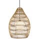 Fishtrap 1 Light 29.5 inch Black Outdoor Pendant