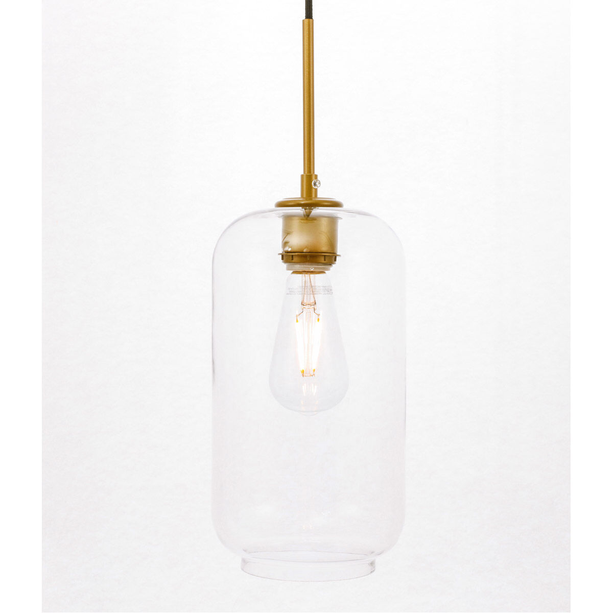 Collier 1 Light 6.1 inch Brass Pendant Ceiling Light