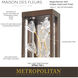 Maison Des Fleurs LED 7.13 inch Regal Bronze with Empire Gold Wall Sconce Wall Light