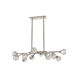 Parisian LED 26 inch Polished Nickel Chandelier Ceiling Light