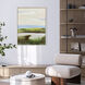 The Marshlands Green and Blue and Metallic and White Canvas, The Studio