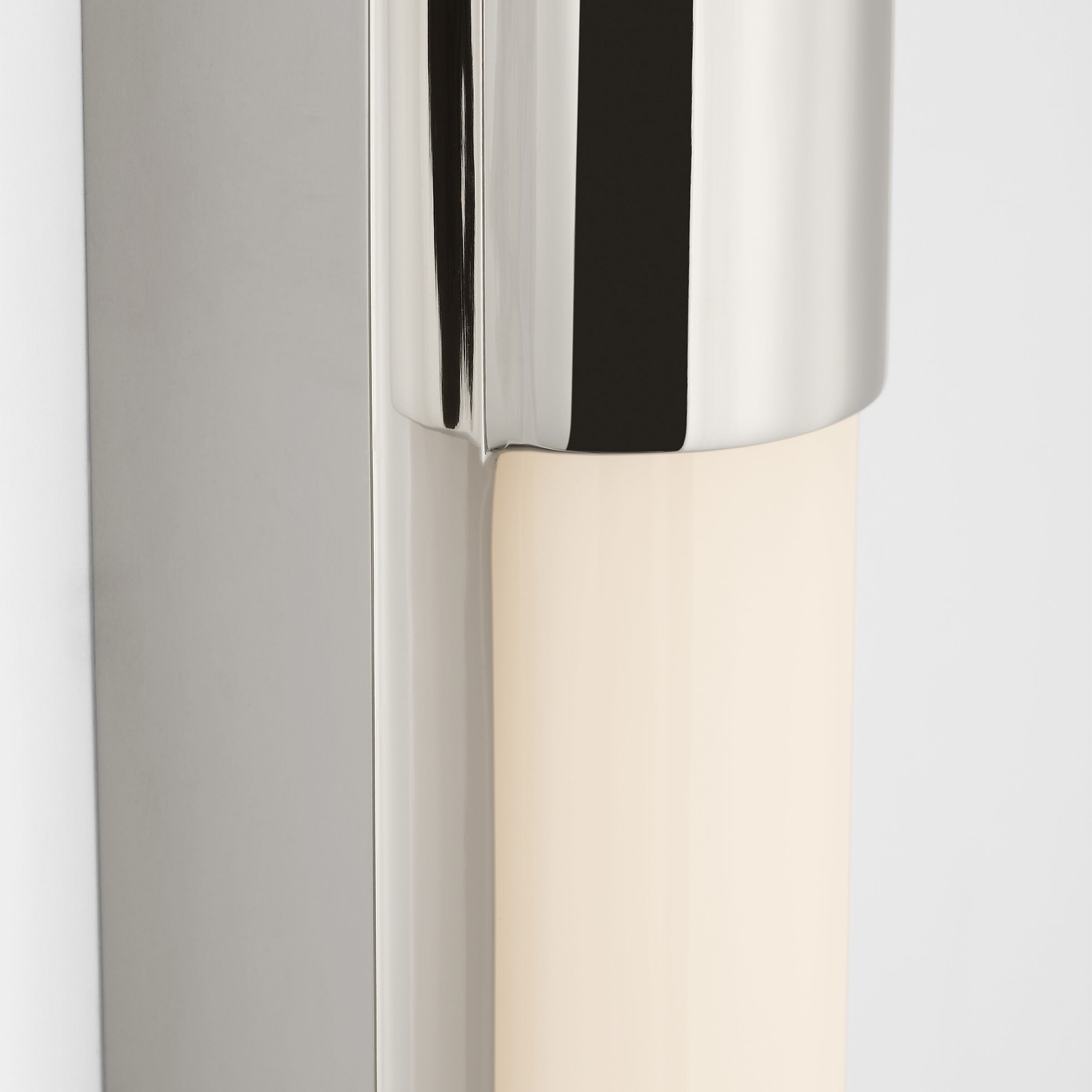 Ian K. Fowler Ellington LED 3 inch Polished Nickel Slimline Bath Light Wall Light