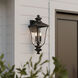 Farley 2 Light 20 inch Matte Black Outdoor Wall Lantern