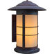 Newport 1 Light 17.88 inch Verdigris Patina Outdoor Wall Mount in White Opalescent