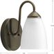 Gather 1 Light 5 inch Antique Bronze Bath Vanity Wall Light in Bulbs Not Included, Standard