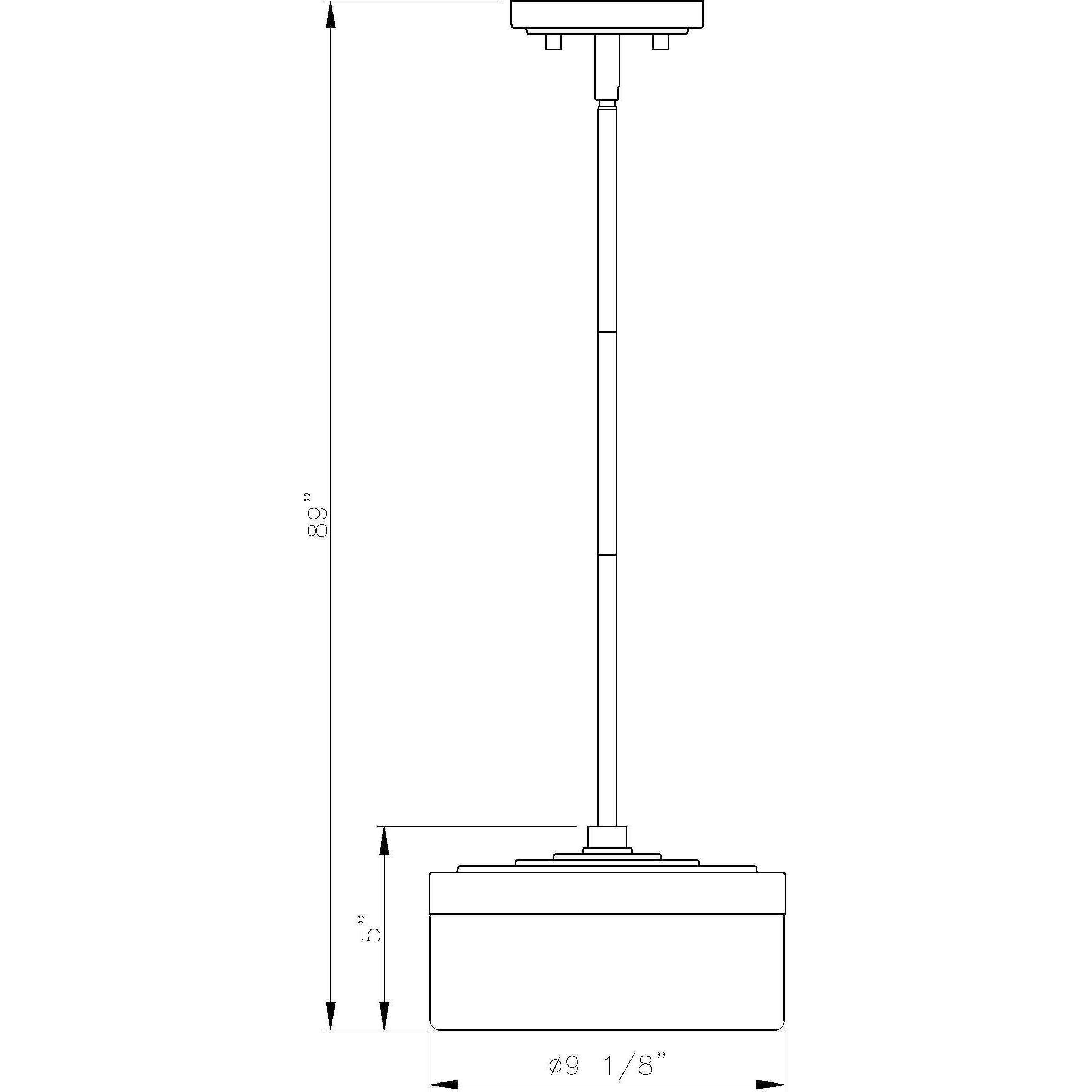 Renaud LED 9.25 inch Modern Gold Pendant Ceiling Light