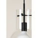 Mirabel 1 Light 11 inch Soft Black Pendant Ceiling Light
