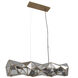 Geo-Gem 6 Light 48 inch Brass Antique Island Light Ceiling Light