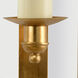 Pam Cain 7 inch Gold Leaf/Clear Sconce Wall Light