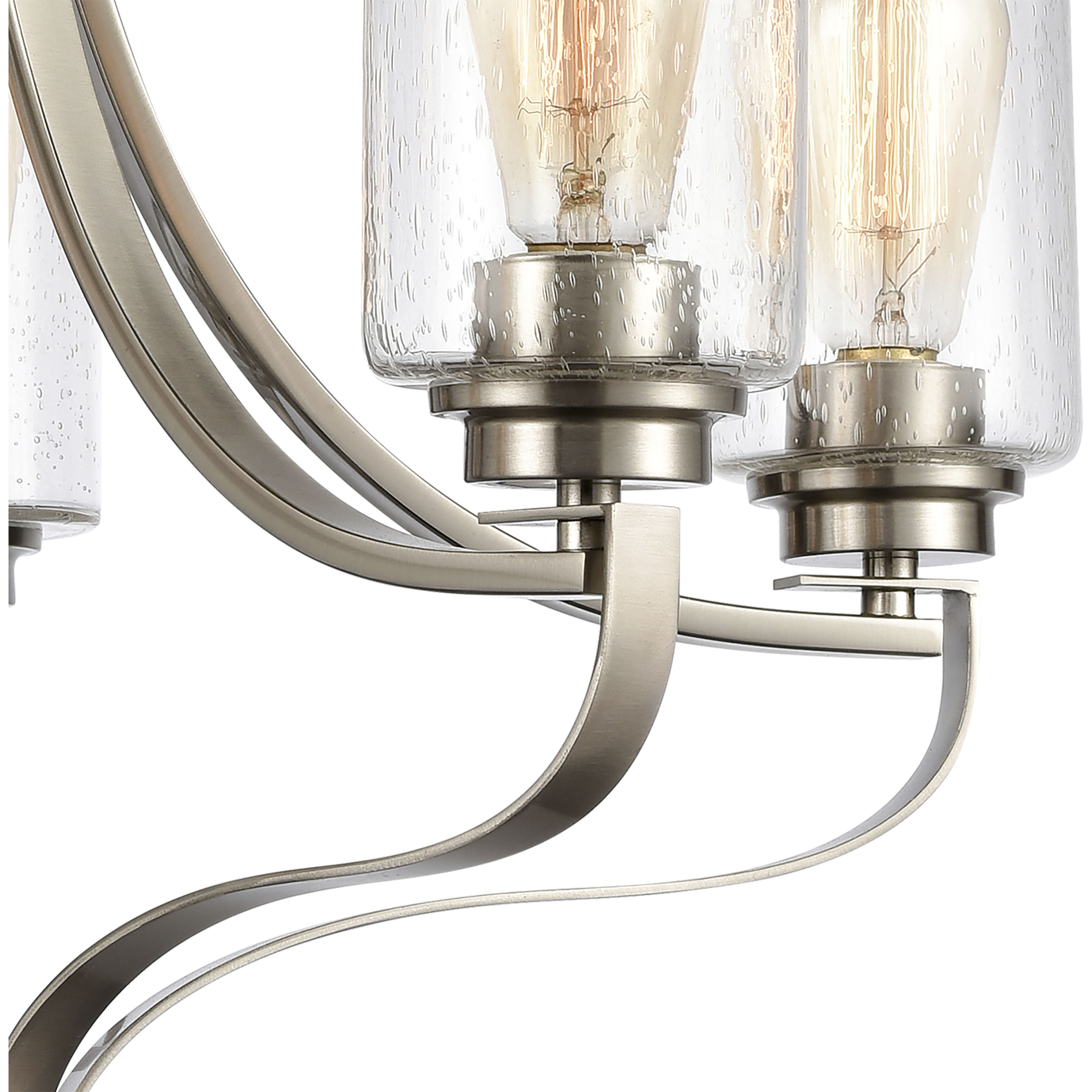 Market Square 5 Light 24 inch Brushed Nickel Chandelier Ceiling Light