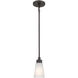 Erma 1 Light Olde Bronze Mini Pendant Ceiling Light