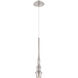 Sano 1 Light 3 inch Satin Nickel Pendant Ceiling Light