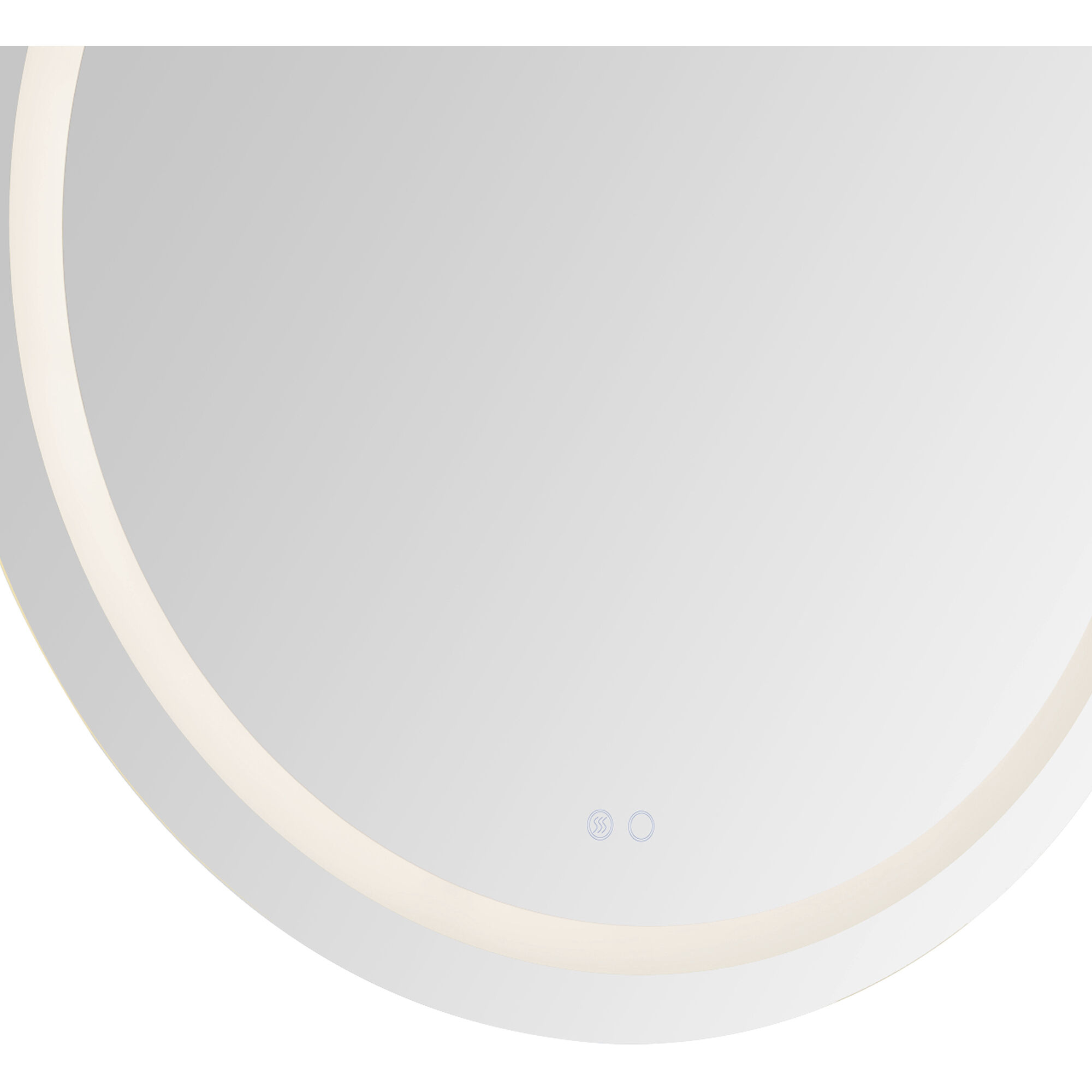 Hillmont 40 X 40 inch Sandblasted Merc Edge Wall Mirror