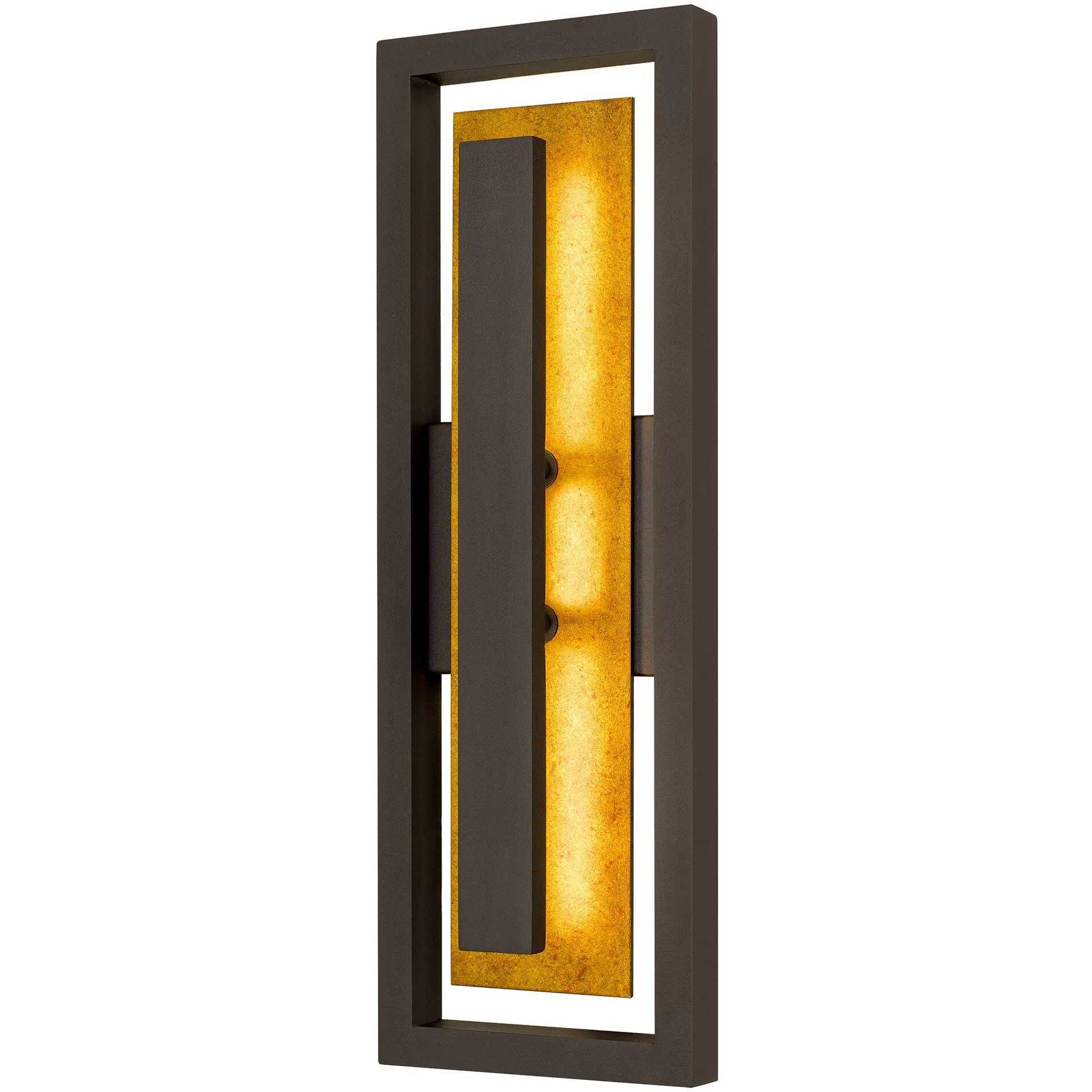 Panels LED 20.38 inch Dark Bronze Outdoor Wall Sconce