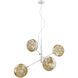 Tholos 4 Light 28 inch White Pendant Ceiling Light