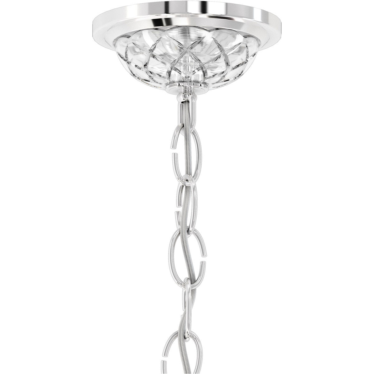 Sterling 5 Light 16 inch Polished Silver Chandelier Ceiling Light in Heritage