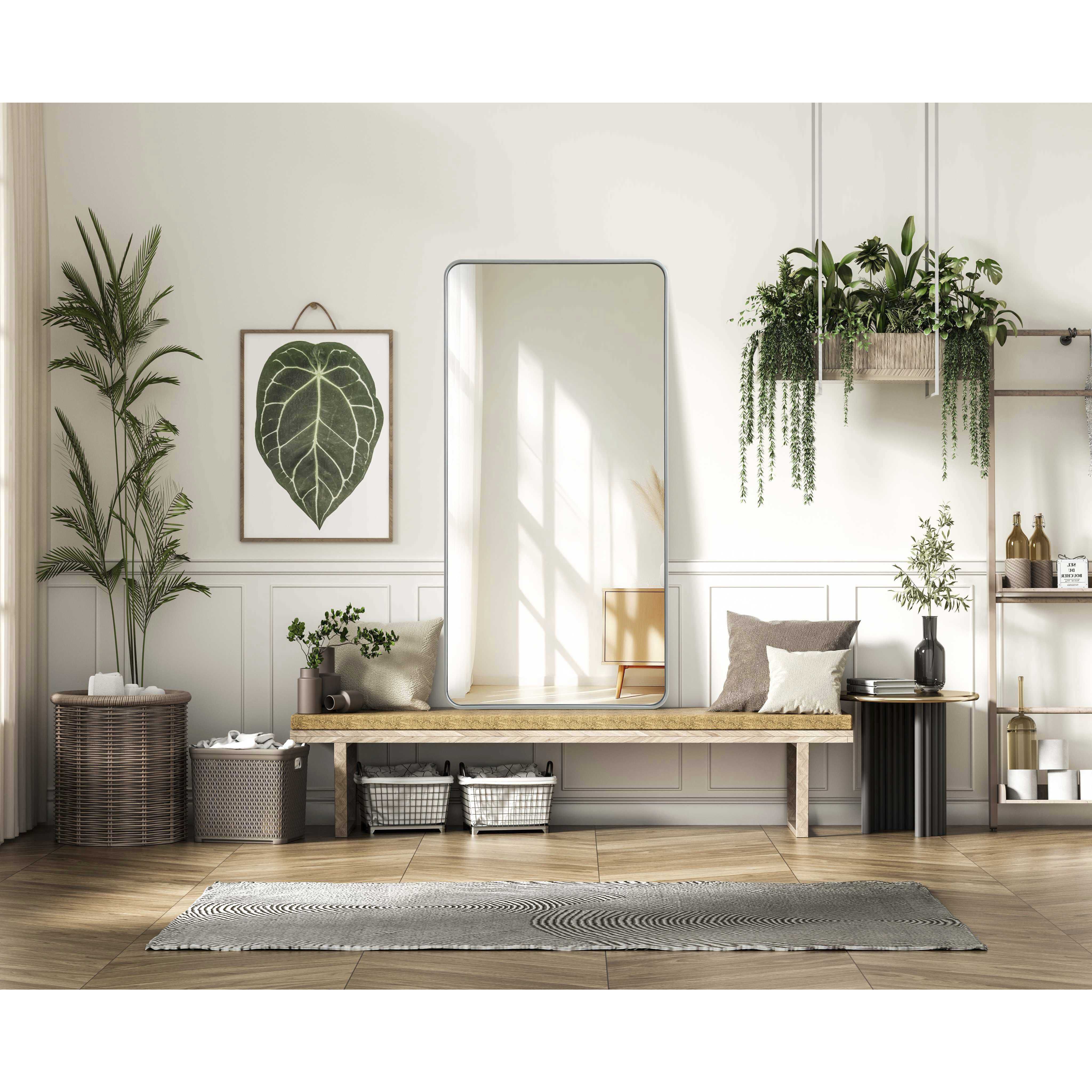 Remy 60 X 30 inch Silver Mirror