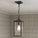 Cantley 1 Light 6.5 inch Matte Black Outdoor Pendant