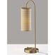 Mendoza 25 inch 40.00 watt Antique Brass Table Lamp Portable Light