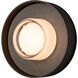 Focal LED Oil Rubbed Bronze/Bronze ADA Sconce/Flush Mount Wall Light